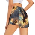 thumbnail image 3 of Haiem Golden Sky Bald Eagle Women's 2 in 1 Running Shorts - Lightweight Athletic Workout Gym Yoga Breathable Sports Shorts Liner with Phone Pockets-XX-Large, 3 of 9
