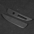 thumbnail image 4 of Knob Panel Trim ,Yctze 2Pcs/Set Left-Hand Driving Carbon Fiber  Knob Panel Trim Replacement For   All Model 14-18 Auto Interior Decoration Carbon Fiber Gear Panel Cover, 4 of 8