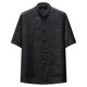 thumbnail image 2 of pstuiky camisetas para hombre, Camisa informal de manga corta, cuello alto, lisa y cómoda para hombre camisas casuales para hombre s, 2 of 4