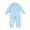 Blue, variant on Jamsmile Toddler Girls Pajamas Long Sleeve Striped T Shirts Tops + Pants Casual Button Down Sleepwear