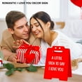 thumbnail image 5 of PEIBang Valentine's Mini Sign Desktop Decoration,Cute Romantic Sign Present for Anniversary Birthday Christmas Valentines Day Wedding Couple Presents, 5 of 8