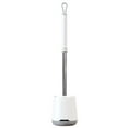 thumbnail image 2 of Toilet Bowl Brush and Holder, Deep Cleaning Under Rim Toilet Brush with Long Handle, Space Saving for Storage, Compact Bathroom Cleaning Tools for New Homet Essentials, 2 of 9