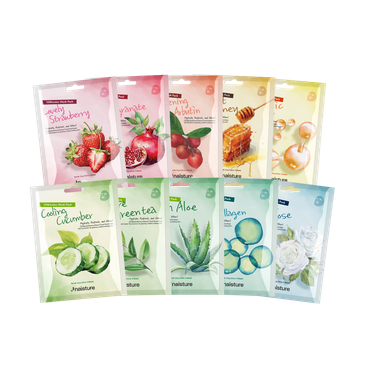 Naisture Home Bundle 15 Minutes Mask Assorted Face Sheet Mask Pack 10pc