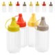 thumbnail image 2 of 12 mini botellas exprimibles para condimentos, salsas, kétchup, jarabe para asar, aderezos para ensaladas, líquidos y kétchup., 2 of 6
