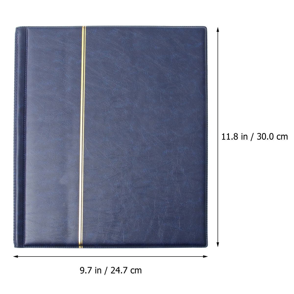 Amosfun Coin Collector Book Blue Portable and Durable Storage Solution