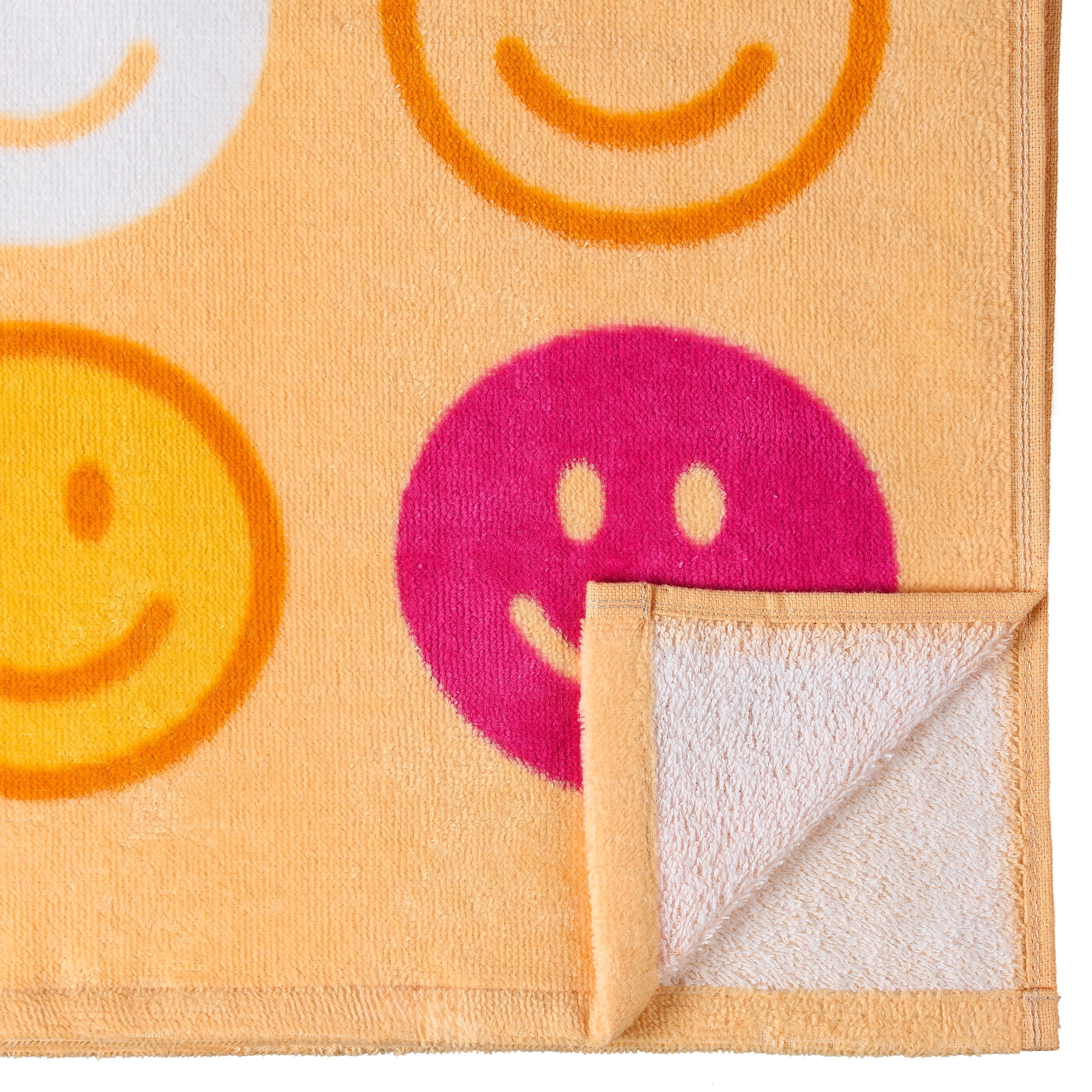 Mainstays Beach Collection Smiley Faces Cotton-Blend Beach Towels (2 Count)