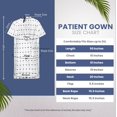 thumbnail image 2 of Pack de 6 batas de hospital Utopia Care, unisex, para mujeres y hombres, 2XL, color azul, 2 of 9