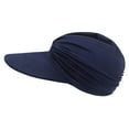 thumbnail image 5 of MESSUEN Sun Hats for Women Beach Hats for Women Running Hat Beach Sun Visor Women's Sun Hat Women's Outdoor Sports Hat Visor Hats for Women Sun Hats for Men Navy One Size, 5 of 5