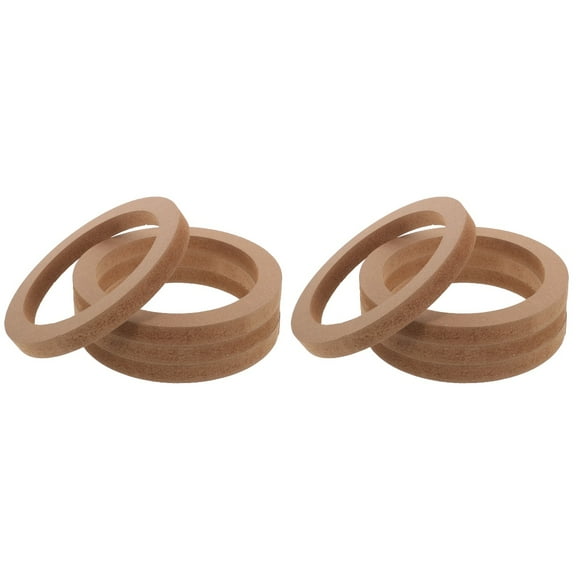 2 Count Car Door Speaker Spacer Rings for 6.5 Automobile Stereo Soundbar Amplifier Cables