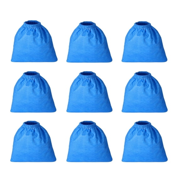 Cloth Filter for Dry Pickup, 9-Pack, VRC51 3701, Fits HART 5 to 16 Gallon Wet/Dry Vacuum Cleaners