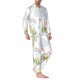 thumbnail image 2 of Balery Green Blue Avocado Pijama para Hombre de Dos Piezas con Manga Larga, Conjunto de Dormir y Descanso Suave con Bolsillos-XX-Large, 2 of 7