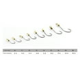 thumbnail image 6 of UDIYO 5Pcs/Bag 6-16 Fishing Hooks with Swivel Rotating Sharp Barb Rustproof Fixing Fishes Stainless Steel Heavy Duty Carp Fishing Fishhooks for Outdoor Fishing, 6 of 7