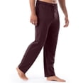 thumbnail image 4 of LEKWK Lounge Pants for Men Casual Pajama Bottoms Soft Sleepwear Elastic Waist with Drawstring Lightweight Relaxed Fit Yoga Joggers for Everyday Home Wear Wine XL, 4 of 7