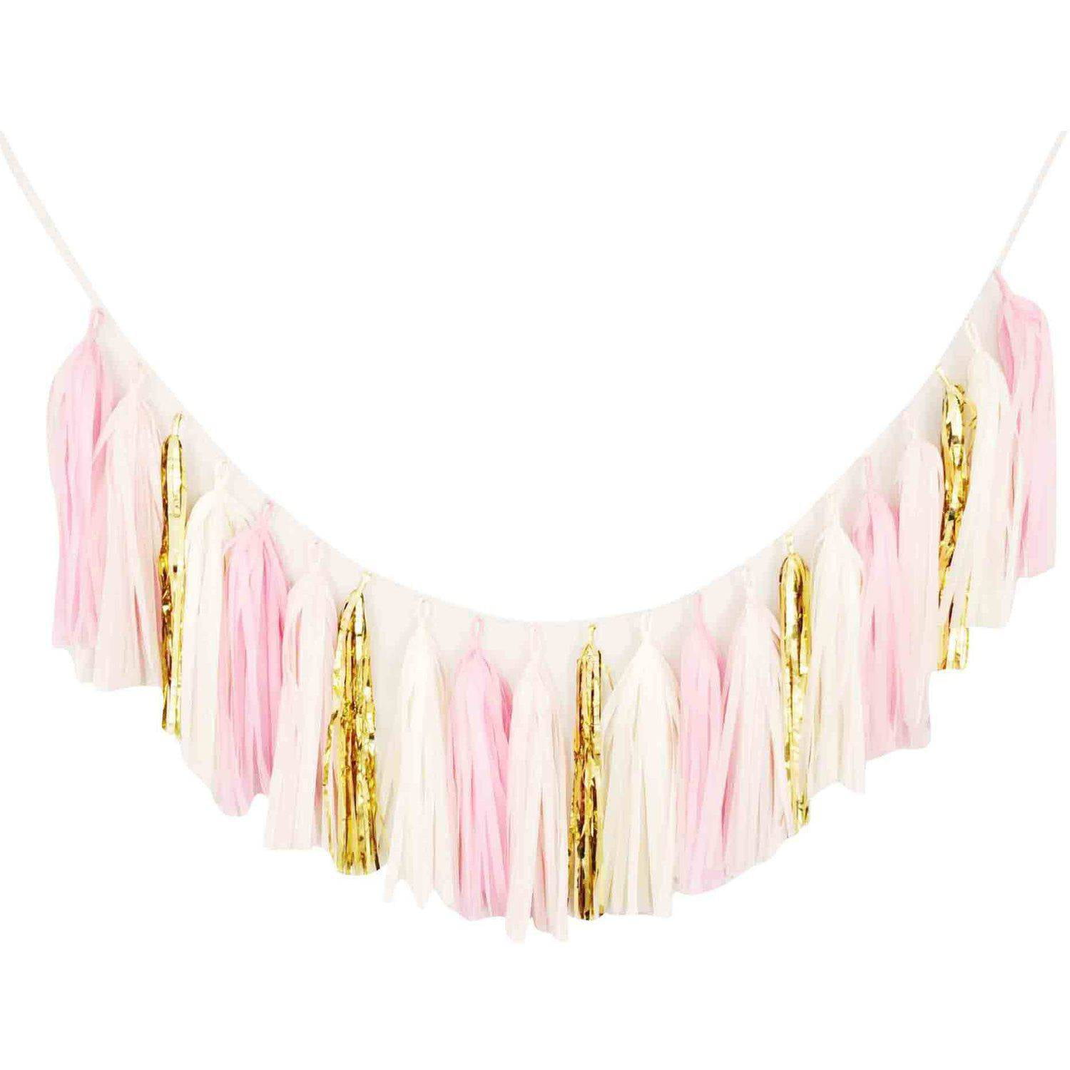 blush tassel garland