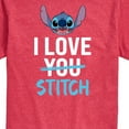 thumbnail image 3 of Lilo & Stitch - I Love Stitch - Men's Short Sleeve Graphic T-Shirt, 3 of 5