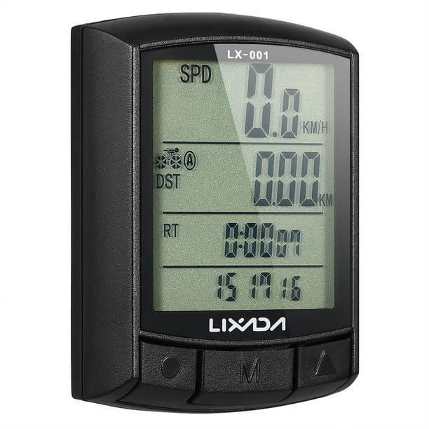 Compteur de vélo avec/sans fil avec affichage distance et calories, Accessoires pour vélo