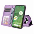 thumbnail image 3 of Funda tipo cartera GANGXUN para Google Pixel 7 , diseño girasol, cuero PU, soporte, cierre magnético, tarjetero, 3 of 5