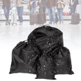 thumbnail image 3 of 4 Pcs Sac de Rangement Imperméable et Anti-Poussière Grande Capacité avec Cordon pour Voyage, 3 of 11