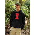 thumbnail image 3 of Old Glory Mens Halloween Black Widow Long Sleeve Graphic Hoodie, 3 of 6