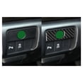 thumbnail image 2 of solid Car Styling Panel Cover Trim Car Accessories Black Button Panel Carbon Fiber Interior Accessories Protection, 2 of 6