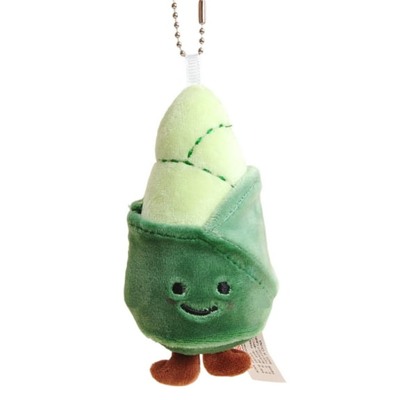 Fun Vegetable Plush Pendant Soft Stuffed Keychain Decoration Bag Accessories For Women and Girl Everyday Use