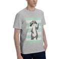 thumbnail image 2 of Bingfone Cute Raccoon Men'S Loose Fit Short-Sleeve Pocket T-Shirt, 2 of 7