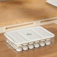 thumbnail image 1 of Boovnll Dumpling Organizer Freezer Box Refrigerator Organizer Bins,Food Storage Containers With Lids Dumpling Storage Box Layer Stackable Food Storage Tray Organizer F, 1 of 4