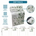 thumbnail image 6 of Sage Green Leaves Table Runner - 120 Inch Long Summer Botanical Cotton and Linen Blended Dress Scarves Farmhouse Table Runner for Kitchen Dining, Coffee Table, 13" x 120", 6 of 8