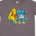 thumbnail image 4 of Inktastic 4th Birthday Robot Boys or Girls Toddler T-Shirt, 4 of 5