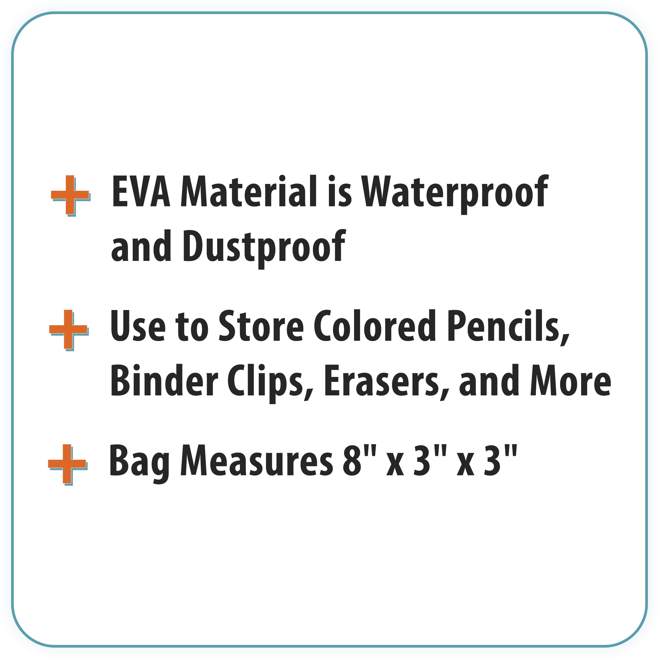 Pen + Gear Daisy Smiley Translucent Pencil Case –Perfect for All Educations Levels--Elementary, Middle School, High School, College, and Adult Professionals