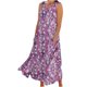 thumbnail image 1 of Vestido de Verano para las Mujeres sin Mangas Lino-Look Impreso Maxi, Suelto Fluido Y Vestido Sexy de Moda para las Mujeres, 1 of 4