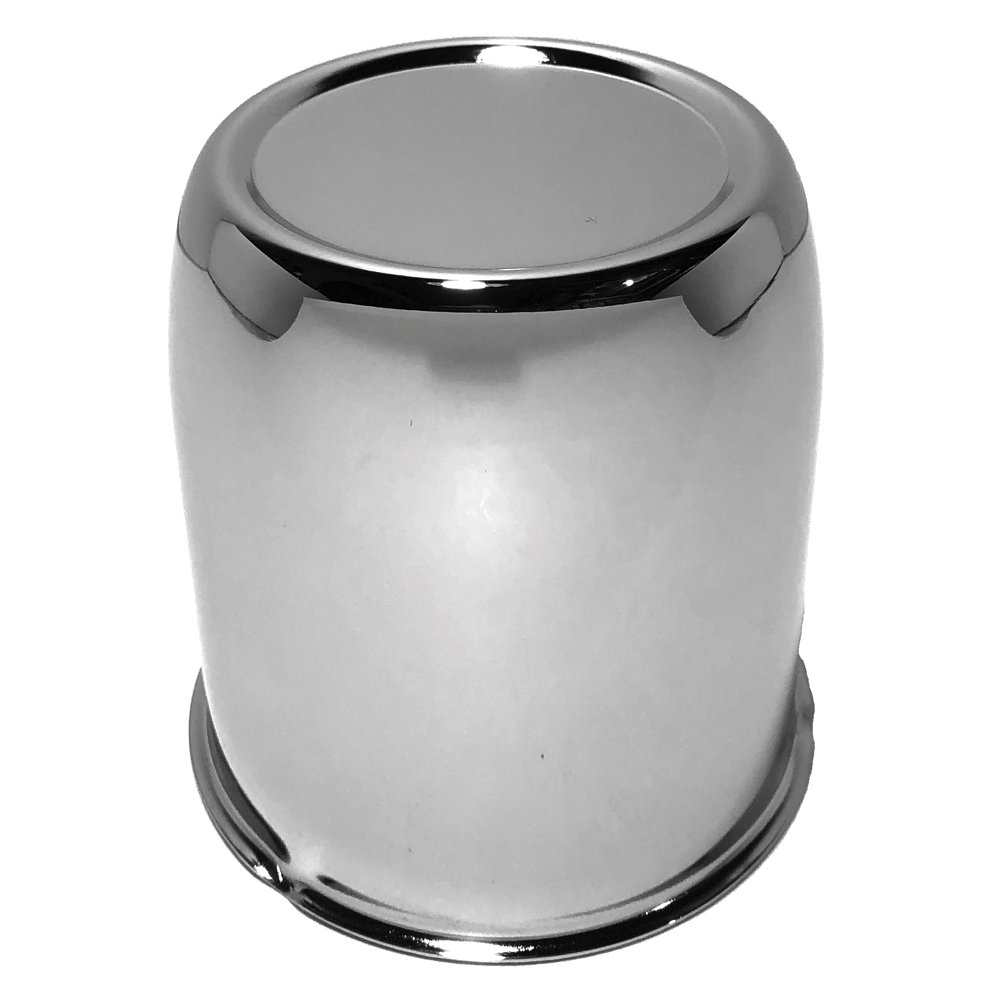 Chrome Push Through Center Cap For 2.95 Center Bore Auto or Trailer