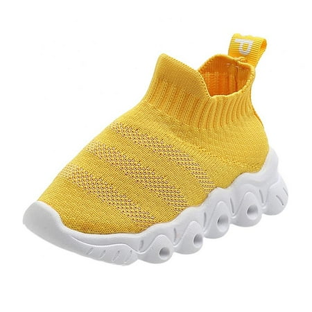 

Kids Breathable Slip on Shoes Lightweight Running Sneakers