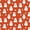 Rust White, variant on Manfei Colorful Fall Leaf Pattern Shower Curtain 72Wx72L,Thanksgiving Turkey Print Bathroom Curtain