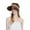 Coffee, variant on Fesfesfes Sun Visor Hats Women Large Brim Lace Band Summer UV Protection Beach Cap Outdoor Vacation Sun Visors