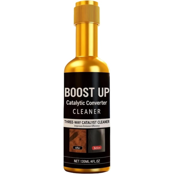 Three-Way Catalytic Converter Cleaner, 120ml Carbon Remover for Car Truck RV