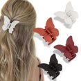 4 Pcs Butterflies Claw Clips,Butterfly Claw Clips, Women Butterfly Hair