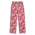 thumbnail image 2 of Wobogo Cute Cats Wearing Scarves Long Pajama Pants Bottoms Soft Sleepwear with Pockets, 2 of 9