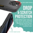 thumbnail image 4 of Smartish® iPhone 16 Pro Wallet Case - Wallet Slayer Vol. 1 [Slim + Protective] Credit Card Holder - Drop Tested Hidden Card Slot Cover Compatible with Apple iPhone 16 Pro - Black Tie Affair, 4 of 6