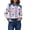 Purple, variant on Long Sleeve Tops for Women Casual Lapel Denim Stitching Pullover Sweatshirt Spring Fall Fashion Clothing