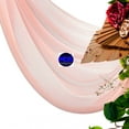 thumbnail image 4 of MDS pack of 1 panels (30" width x 20Ft Long) Wedding Arch Draping Fabric sheer Chiffon Fabric Drapery for Wedding Ceremony -dusty rose, 4 of 7