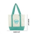 thumbnail image 2 of 3PCS Trader Joe’s Mini Pastel Canvas Tote Bags —2025 Limited Edition—Canvas Tote Bag For Commuting, Traveling, Vacation, Shopping—Green, 2 of 5