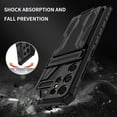 thumbnail image 6 of for Samsung Galaxy S23 Ultra Wallet Case, with Credit Card Holder Stand Kickstand Slim Rugged Shockproof Heavy Duty Defender Armor Military Grade Protective Case for Samsung Galaxy S23 Ultra,Black, 6 of 9