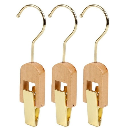 

Large Hook Clip Set 3/5 PCS Curtain Clips with Hooks Portable Metal Drying Clip Hanger for Bras Socks Towels Underwear A