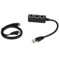 thumbnail image 2 of Adaptateur Diviseur R, Câble Adaptateur Ethernet RJ45 Adaptateur Diviseur R Y Fiabilité Exceptionnelle, 2 of 8