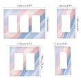 thumbnail image 2 of Yayeee Rocker Switch Wall Plate 1-Gang 4.6"x2.9" Home Decorative Outlet Cover, Abstract Blue, 2 of 6