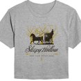 thumbnail image 3 of Sleepy Hollow - Rest Your Weary Head - Juniors Cropped Graphic T-Shirt, 3 of 5