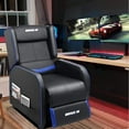 thumbnail image 4 of Waleaf Gaming Recliner Chair for Adults, PU Leather Home Theater Seating Video Game Chairs for Living Room Ergonomic Racing Style Single Movie Gamer Lounge Sofa, 4 of 7