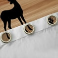 thumbnail image 4 of Feelyou Deer Moose Blackout Curtains Set of 2 (52x84 Each), Vintage Camo Window Curtains, 4 of 6