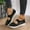 Black, variant on BONIXOOM Platform Sneakers for Women Shoes for Women Slip-Ons Running Slip-On Casual Shoes Black 2024 Summer Clearance Size 6.5